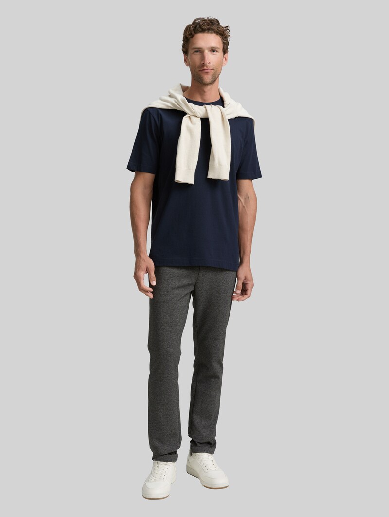 Tom Tailor T-Shirts aus Baumwolle im 2er-Pack - Sky Captain Blue