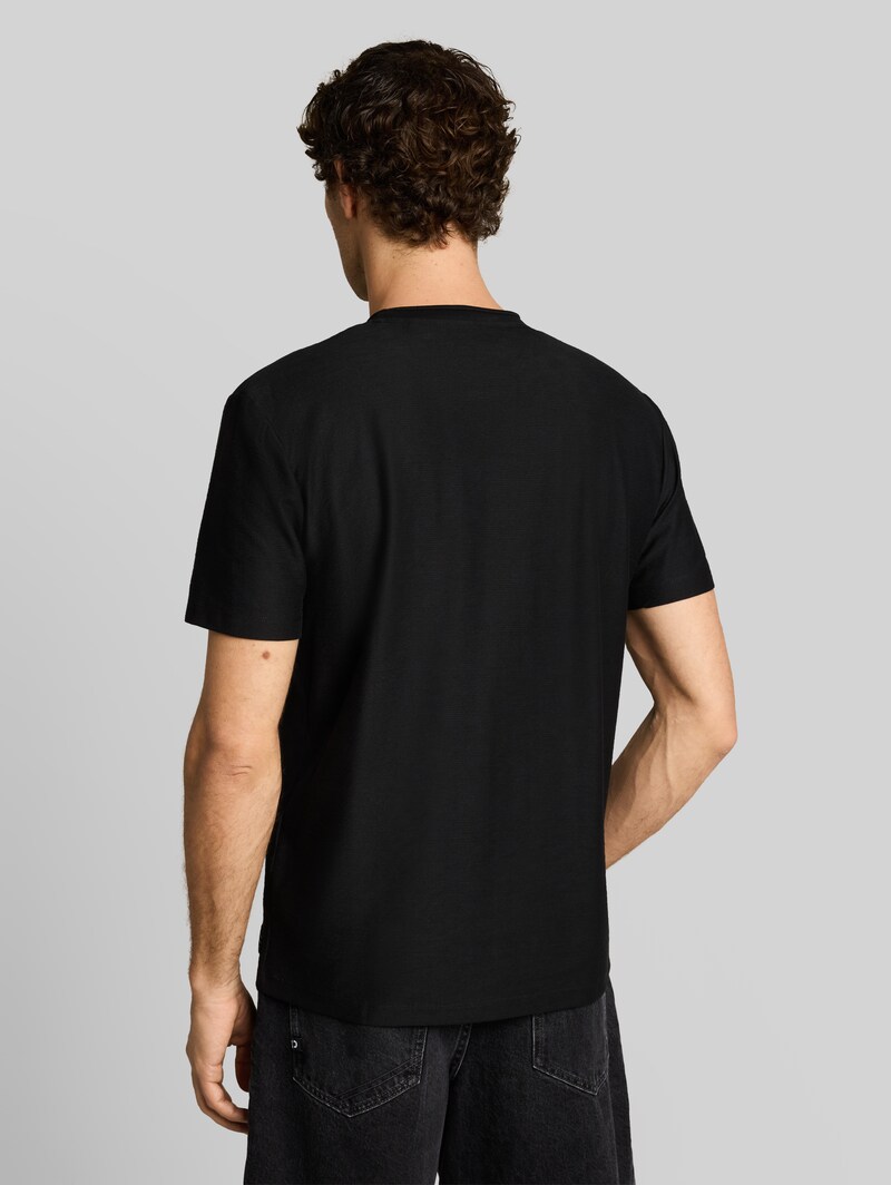 Tom Tailor T-Shirt mit Brusttasche - Black