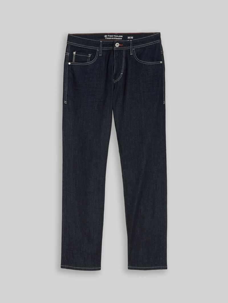 Tom Tailor TTMARVIN STRAIGHT Jeans - Rinsed Blue Denim