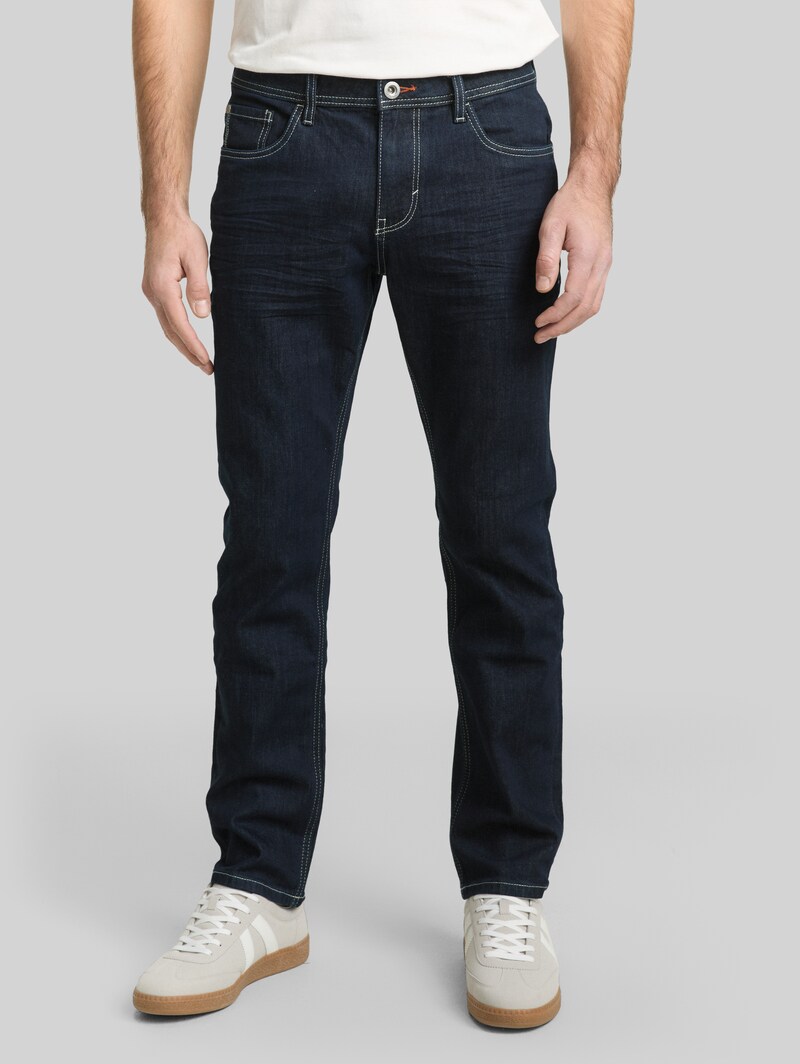 Tom Tailor TTMARVIN STRAIGHT Jeans - Rinsed Blue Denim