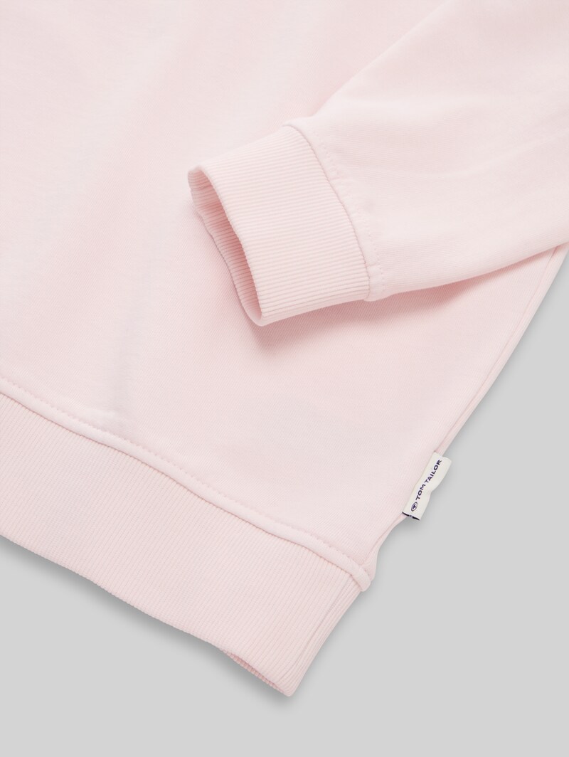 Tom Tailor Oversize Sweatshirt mit Rückenprint - Breeze Rose