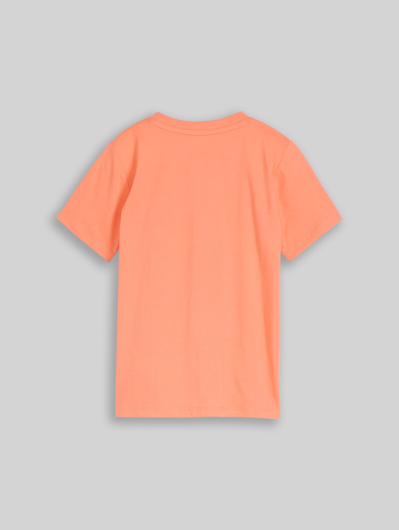 Tom Tailor T-Shirt mit Wendepailletten - Bright Coral Tom Tailor T-Shirt mit Wendepailletten - Bright Coral