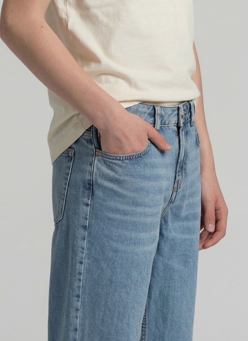 Tom Tailor Baggy Fit Jeans - Light Stone Blue Denim