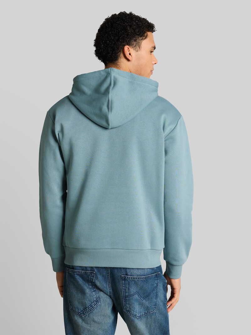 Tom Tailor Hoodie Sweatshirt mit Print - Citadel Blue