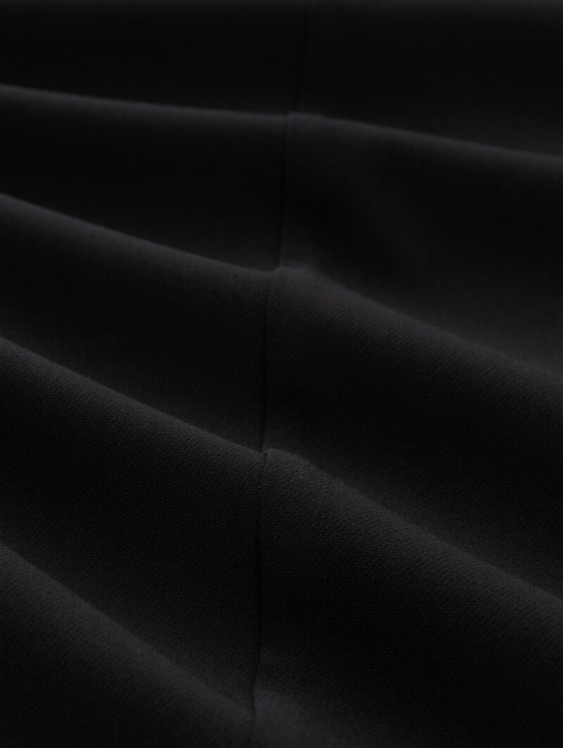 Tom Tailor Straight Hose mit Bügelfalte - Deep Black