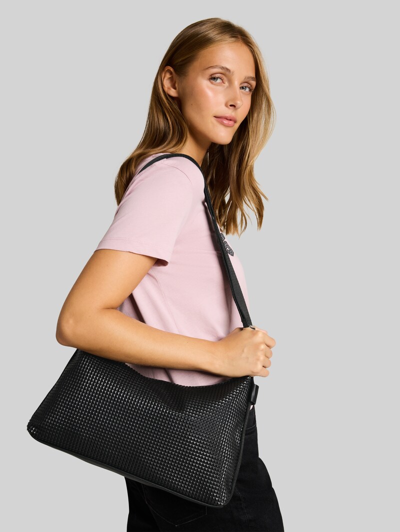 Tom Tailor TTCALINA M Beuteltasche mit Nieten - Schwarz / Black