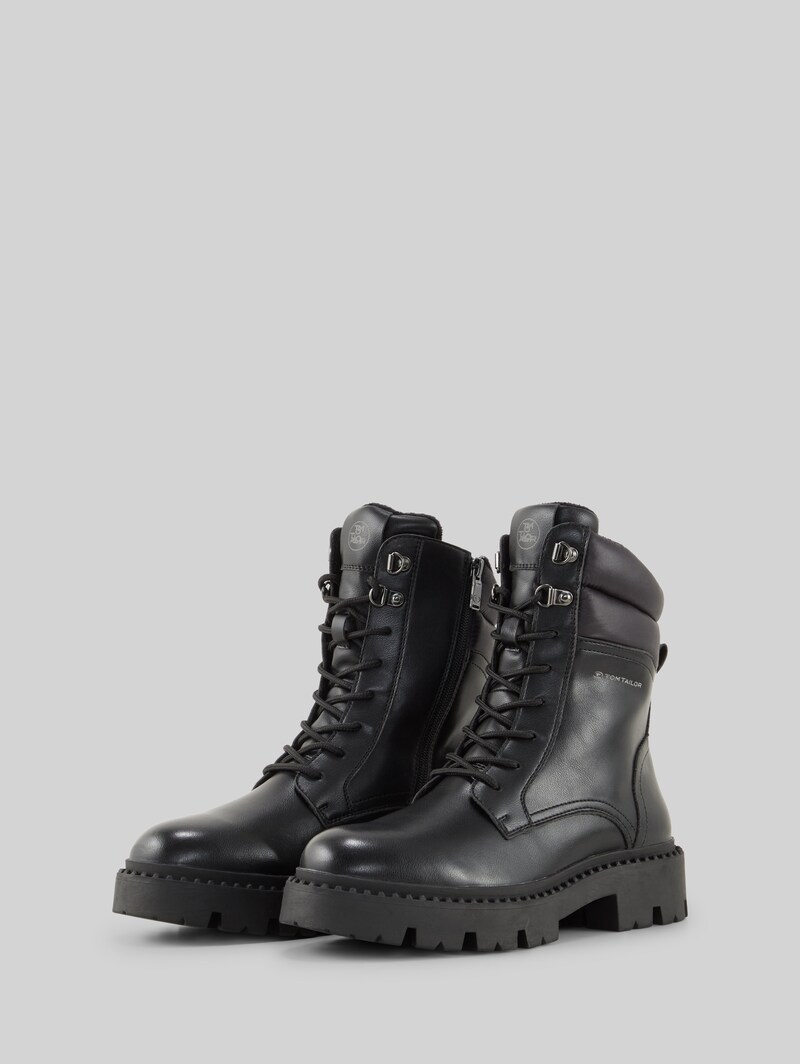 Tom Tailor Gefütterte Stiefel - Black