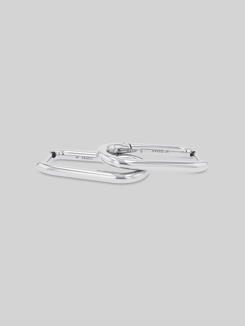 Tom Tailor Creolen aus Edelstahl silber - Silver