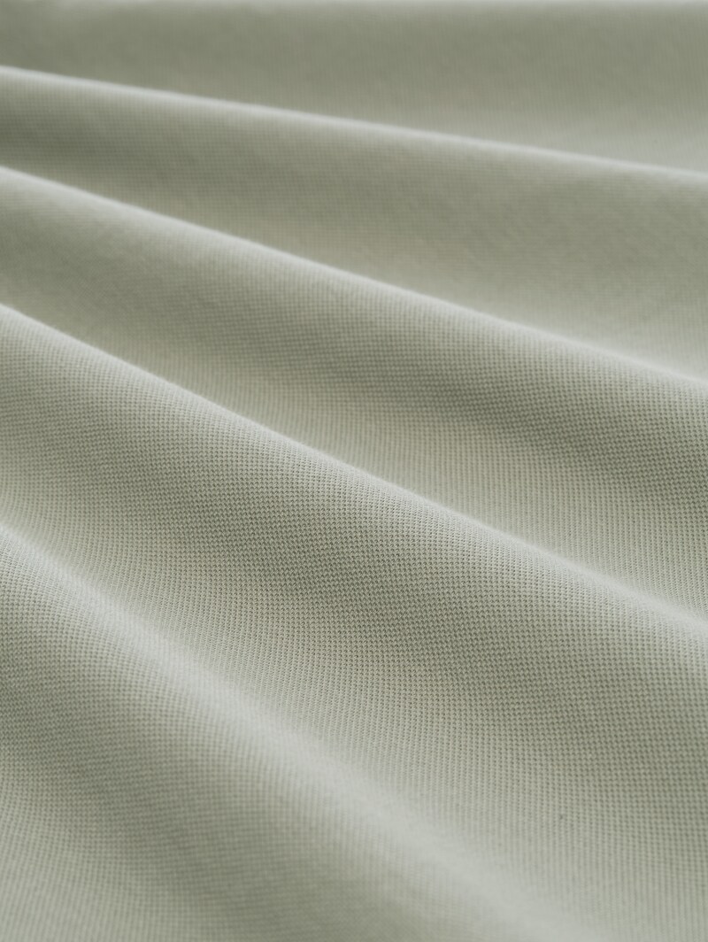 Tom Tailor Piqué Poloshirt mit Logo-Stickerei - Greyish Shadow Olive