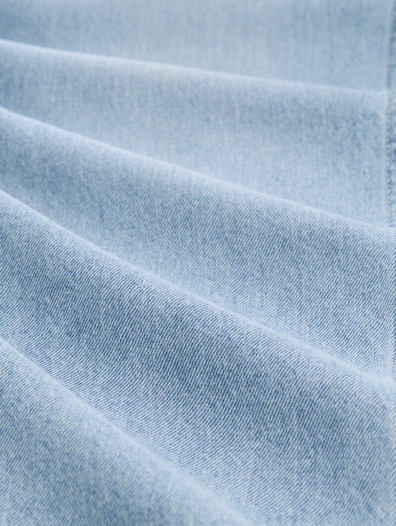 Tom Tailor TTAEDAN STRAIGHT Jeans aus Baumwolle - Light Stone Wash Denim