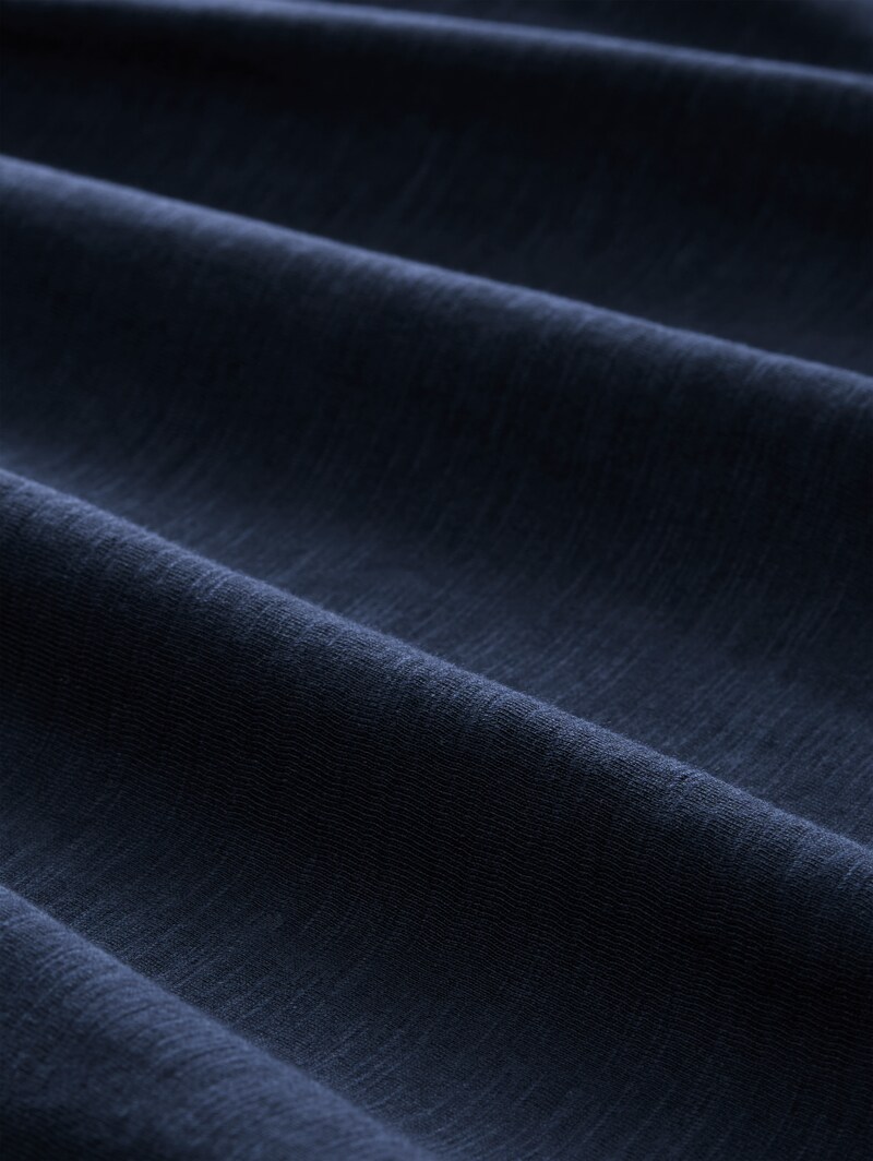Tom Tailor Blusenshirt mit Spitzendetails - Sky Captain Blue