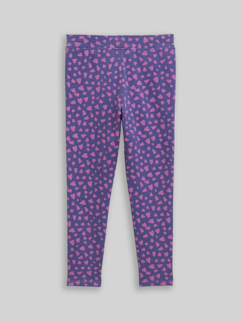 Tom Tailor Leggings mit Allover-Print - Dark Blue Pink Heart Tom Tailor Leggings mit Allover-Print - Dark Blue Pink Heart