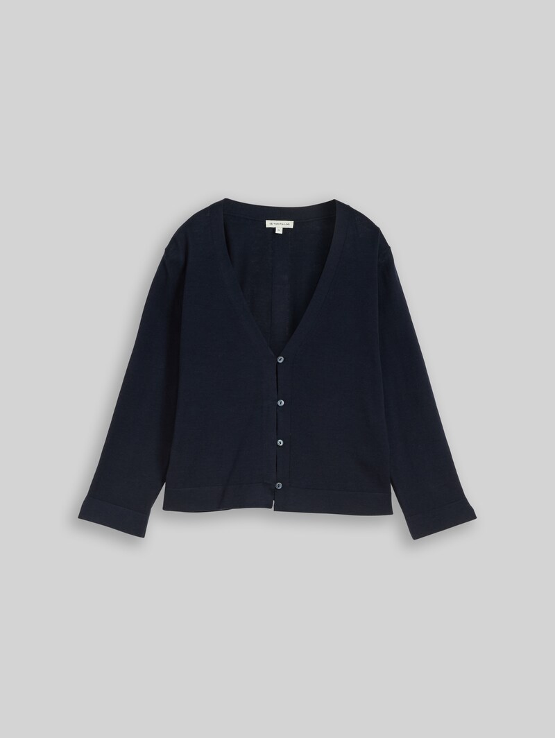 Tom Tailor Cardigan aus Baumwolle - Sky Captain Blue