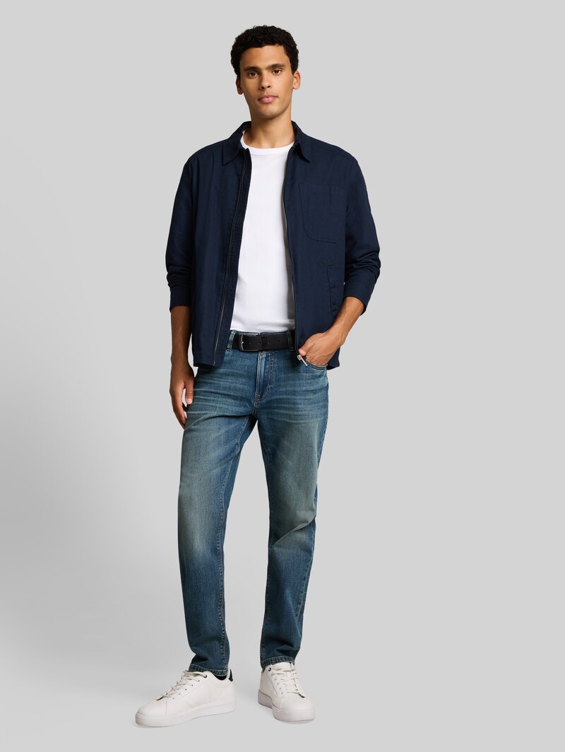 Tom Tailor TTBRYDEN TAPERED Jeans - Tinted Blue Denim
