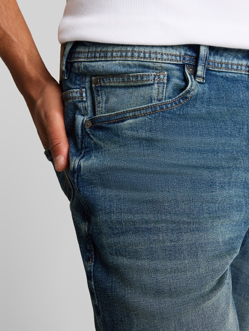 Tom Tailor TTBRYDEN TAPERED Jeans - Tinted Blue Denim