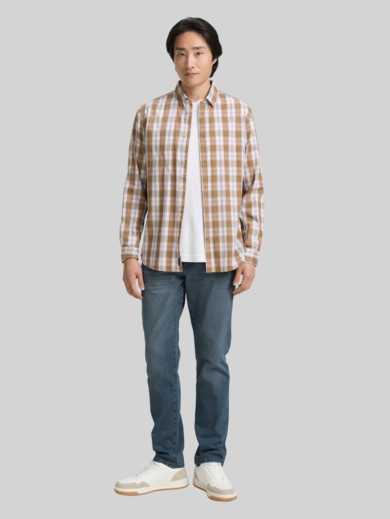 Tom Tailor TTJOSH REGULAR SLIM Jeans - Mid Stone Blue Grey Denim
