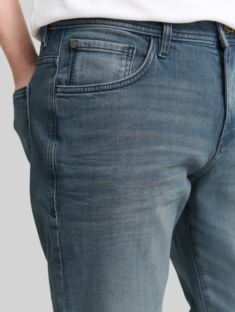 Tom Tailor TTJOSH REGULAR SLIM Jeans - Mid Stone Blue Grey Denim