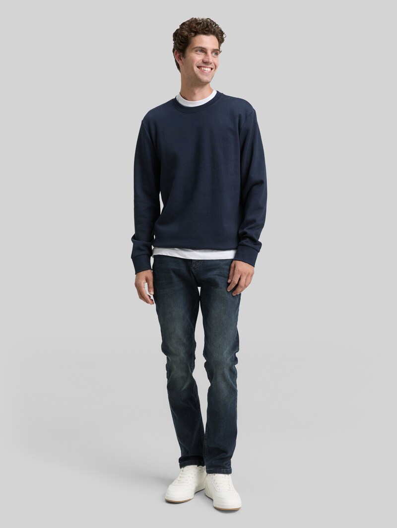 Tom Tailor TTJOSH REGULAR SLIM Jeans - Blue Black Denim