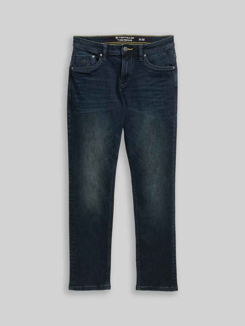 Tom Tailor TTJOSH REGULAR SLIM Jeans - Blue Black Denim