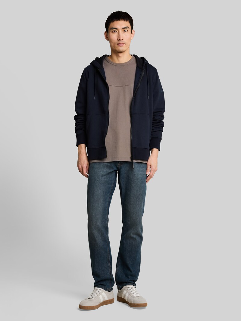 Tom Tailor T-Shirt aus Baumwolle - Driftwood Taupe