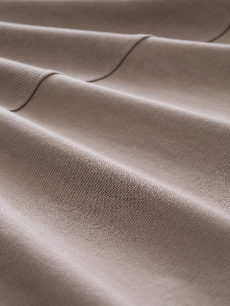 Tom Tailor T-Shirt aus Baumwolle - Driftwood Taupe
