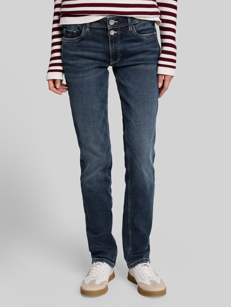 Tom Tailor TTLIVA STRAIGHT Jeans mit Stretch - Stone Blue Denim Tint