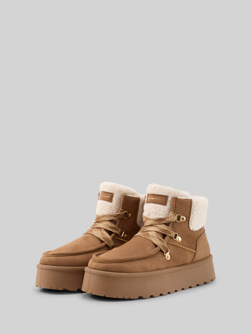 Tom Tailor Schneestiefeletten mit Fellimitat - Hazel