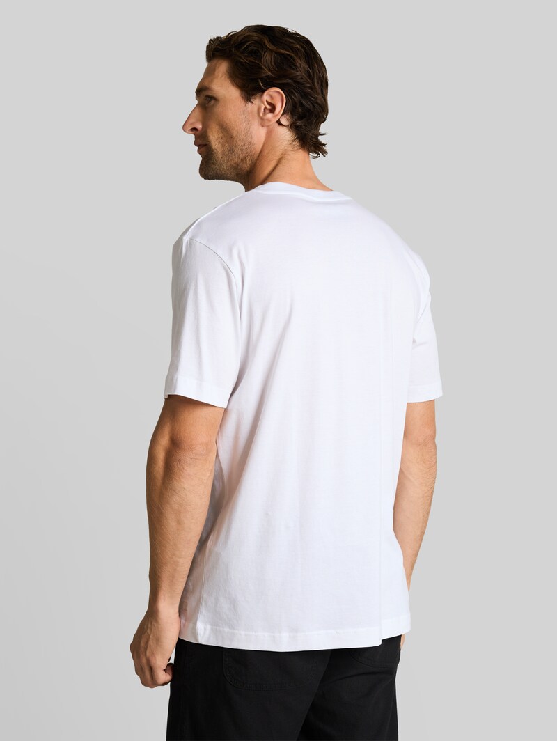 Tom Tailor T-Shirts mit V-Ausschnitt im 2er-Pack - White 2