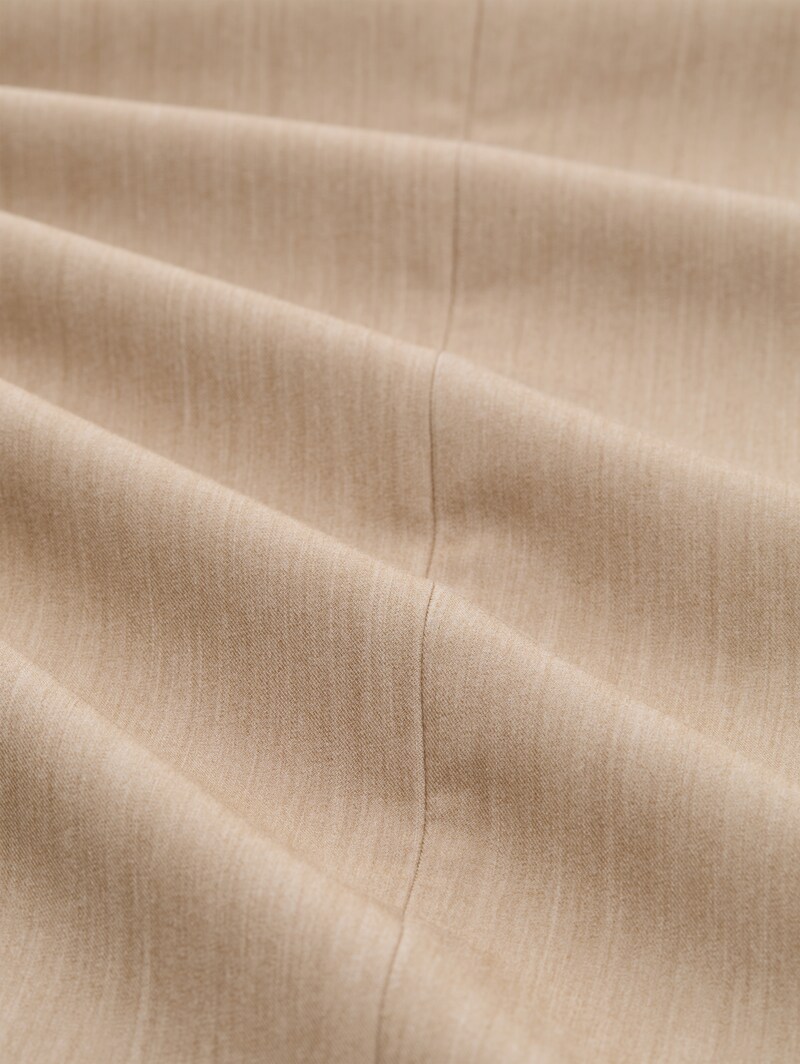 Tom Tailor Wide Leg Hose mit Kordelzug - Intense Beige Melange