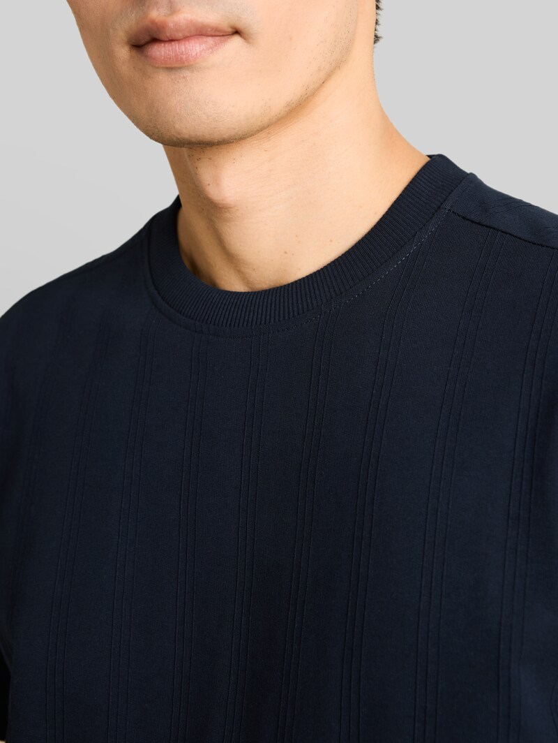 Tom Tailor T-Shirt aus Baumwolle - Sky Captain Blue
