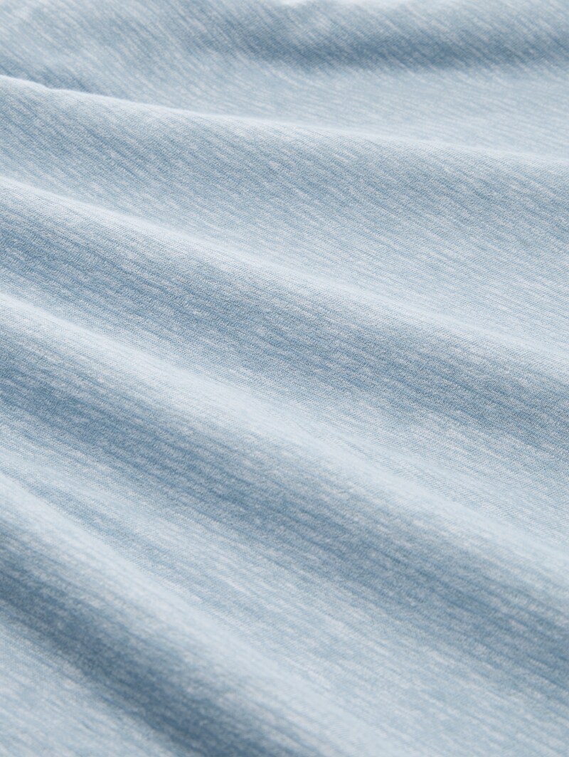 Tom Tailor T-Shirt mit feinem Streifenmuster - Spring Blue Fine Stripe