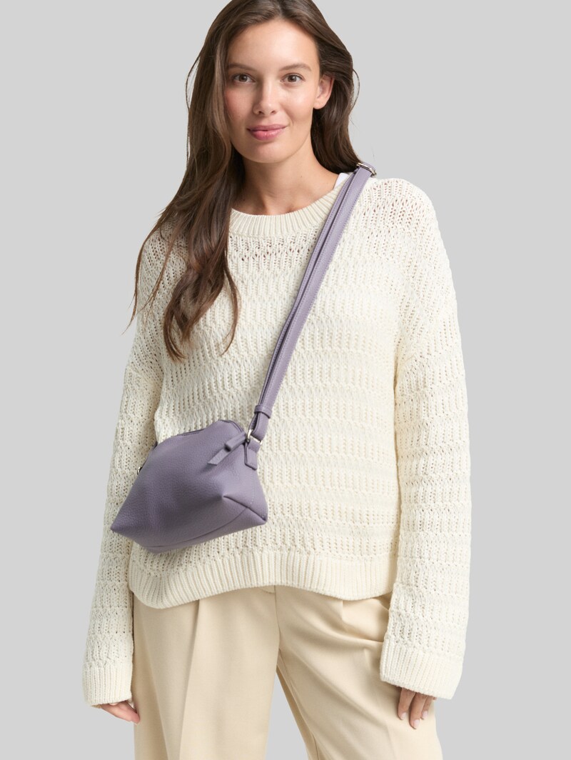 Tom Tailor TTDAHLIA S Umhängetasche aus Lederimitat - Lila / Lilac