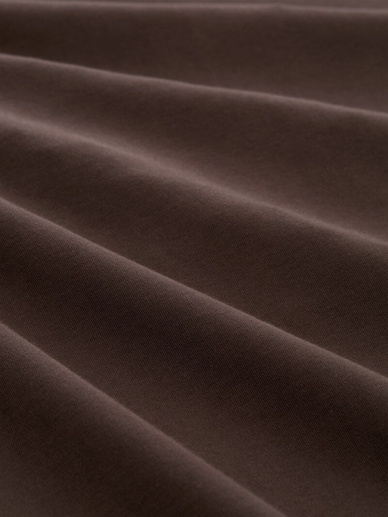Tom Tailor T-Shirt aus Baumwolle - Java Dark Brown
