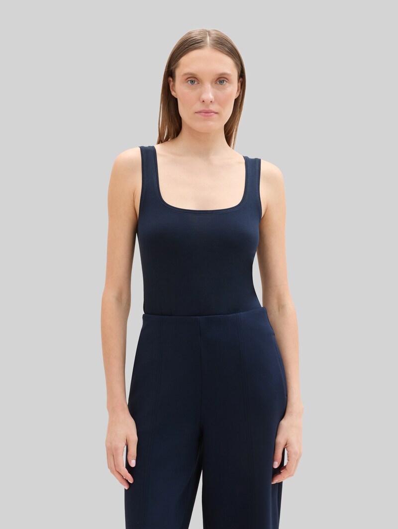 Tom Tailor Basic Top im 2er-Pack - Sky Captain Blue