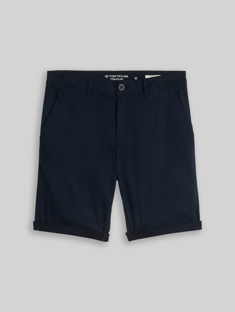 Tom Tailor Regular Chino Shorts - Sky Captain Blue
