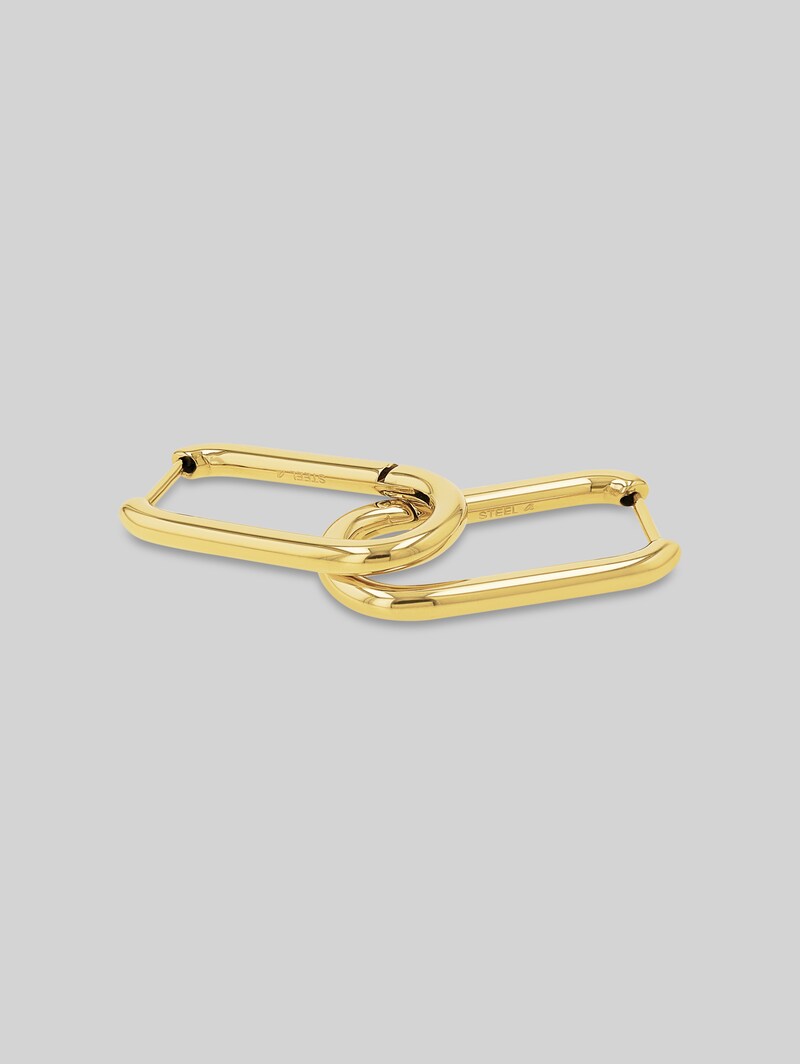 Tom Tailor Creolen aus Edelstahl gold - Gold