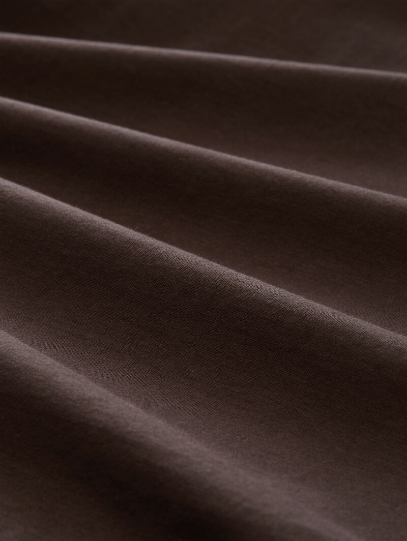 Tom Tailor T-Shirt mit Print - Java Dark Brown
