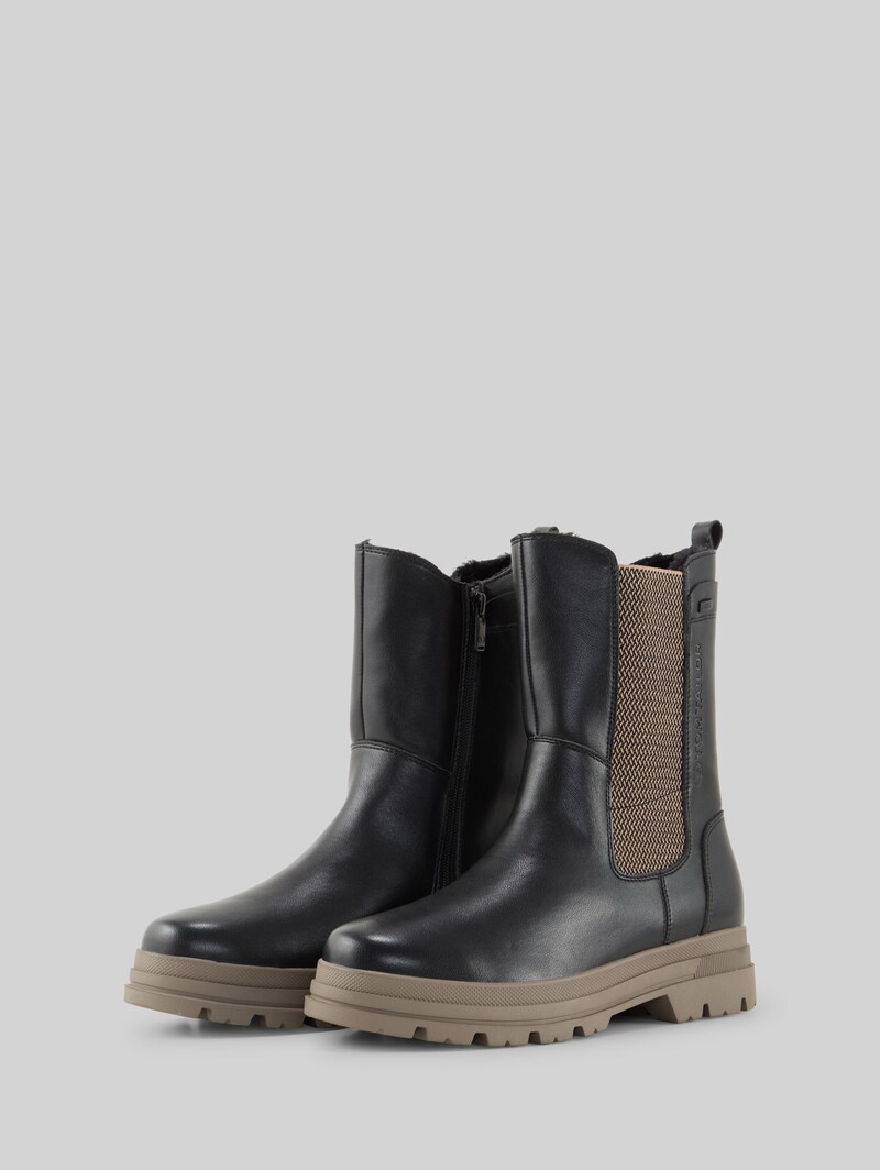 Tom Tailor Wasserfeste Stiefel mit Fütterung - Black