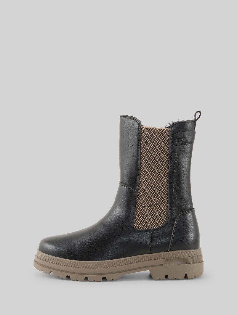 Tom Tailor Wasserfeste Stiefel mit Fütterung - Black