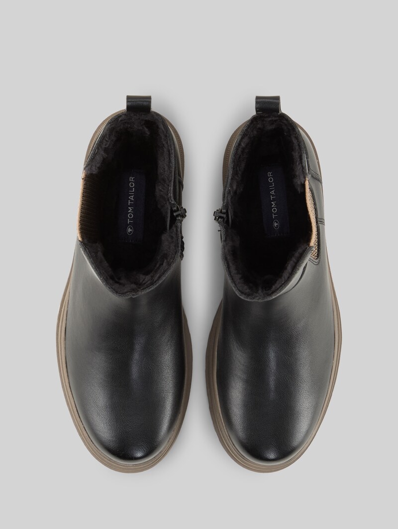 Tom Tailor Wasserfeste Stiefel mit Fütterung - Black