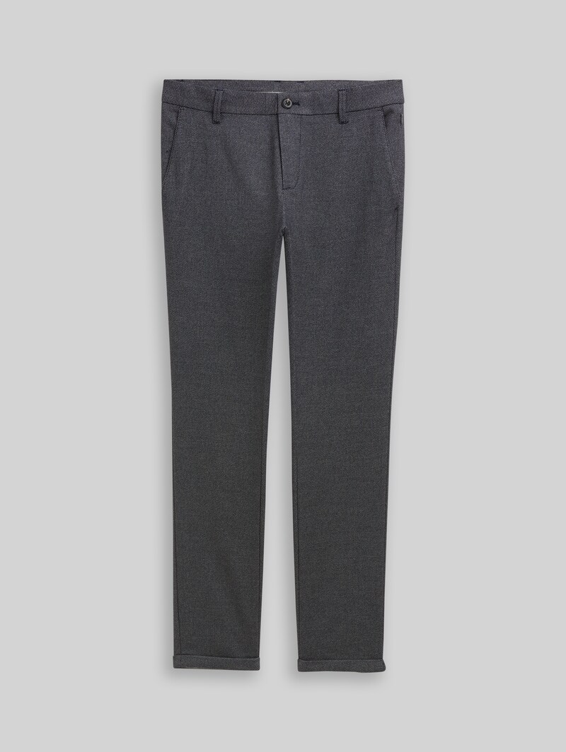 Tom Tailor TTRAVIS SLIM Chino Hose - Navy Structured Grindle