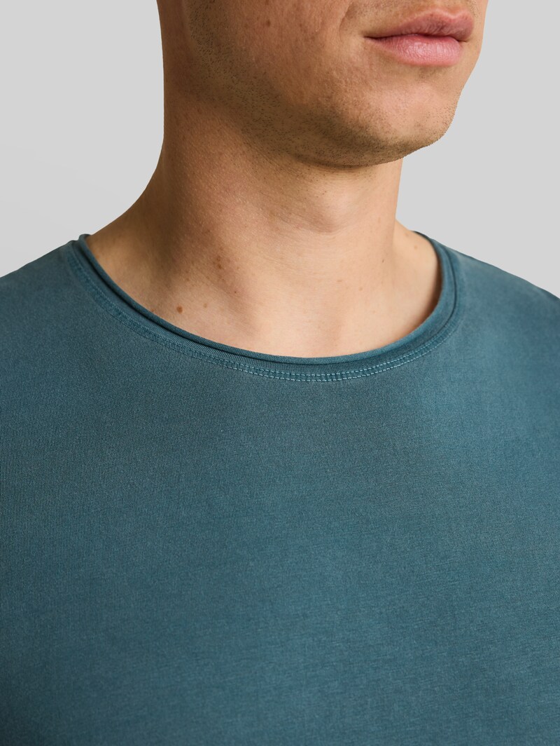 Tom Tailor T-Shirt im Used-Look - Tide Petrol