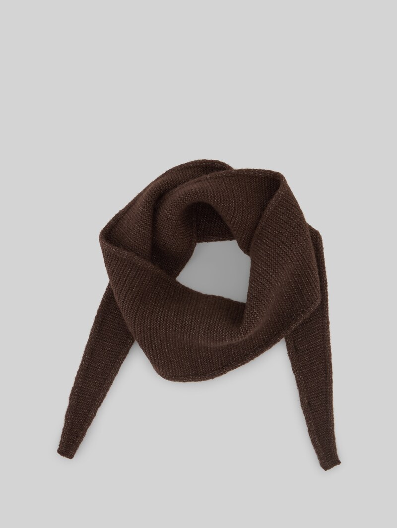 Tom Tailor Bandana Schal - Cool Dark Brown Melange Tom Tailor Bandana Schal - Cool Dark Brown Melange
