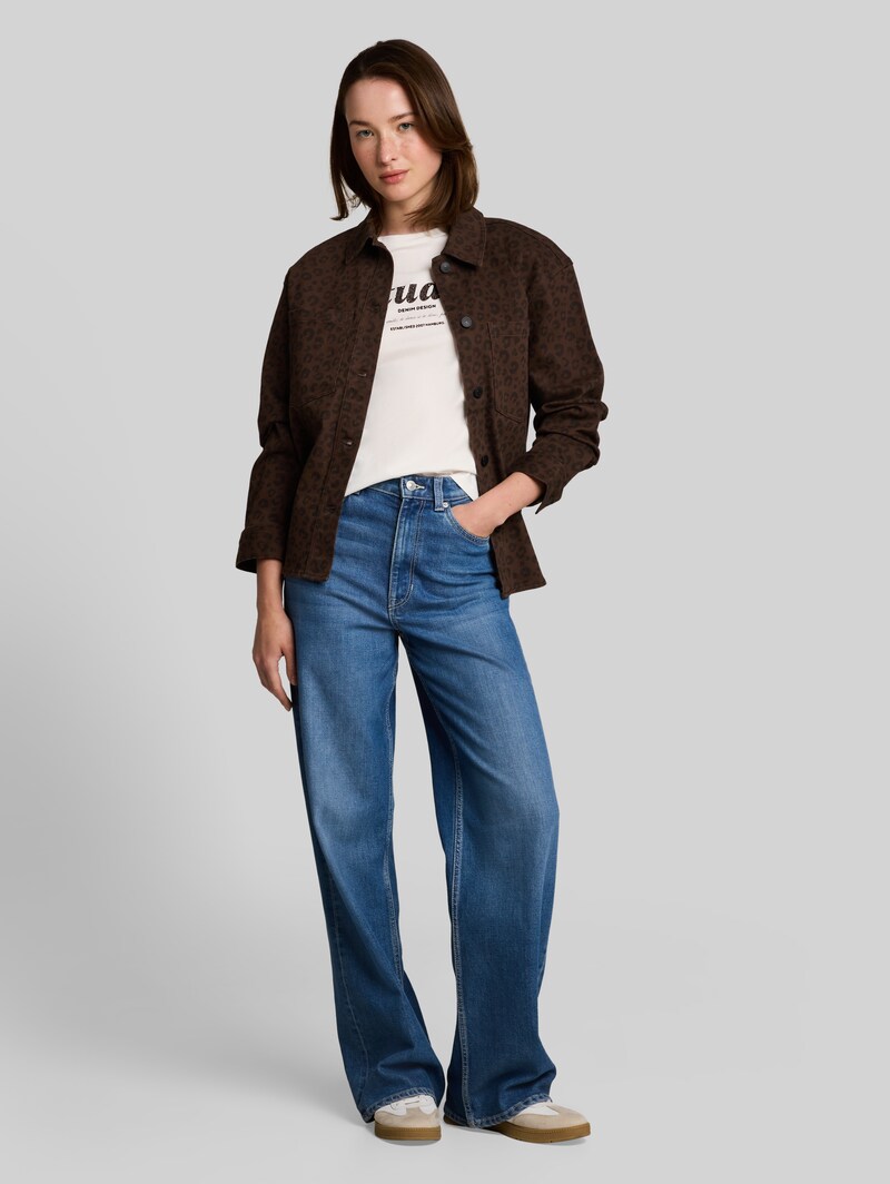 Tom Tailor T-Shirt mit Print - Off White
