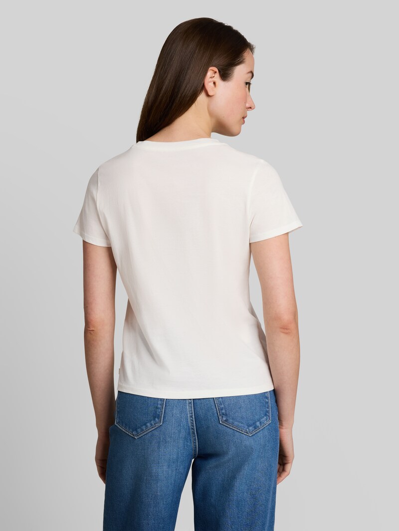 Tom Tailor T-Shirt mit Print - Off White