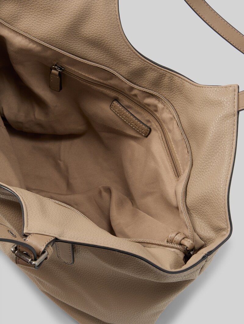 Tom Tailor TTARTEMISA L Shopper mit Anhänger - Taupe / Taupe
