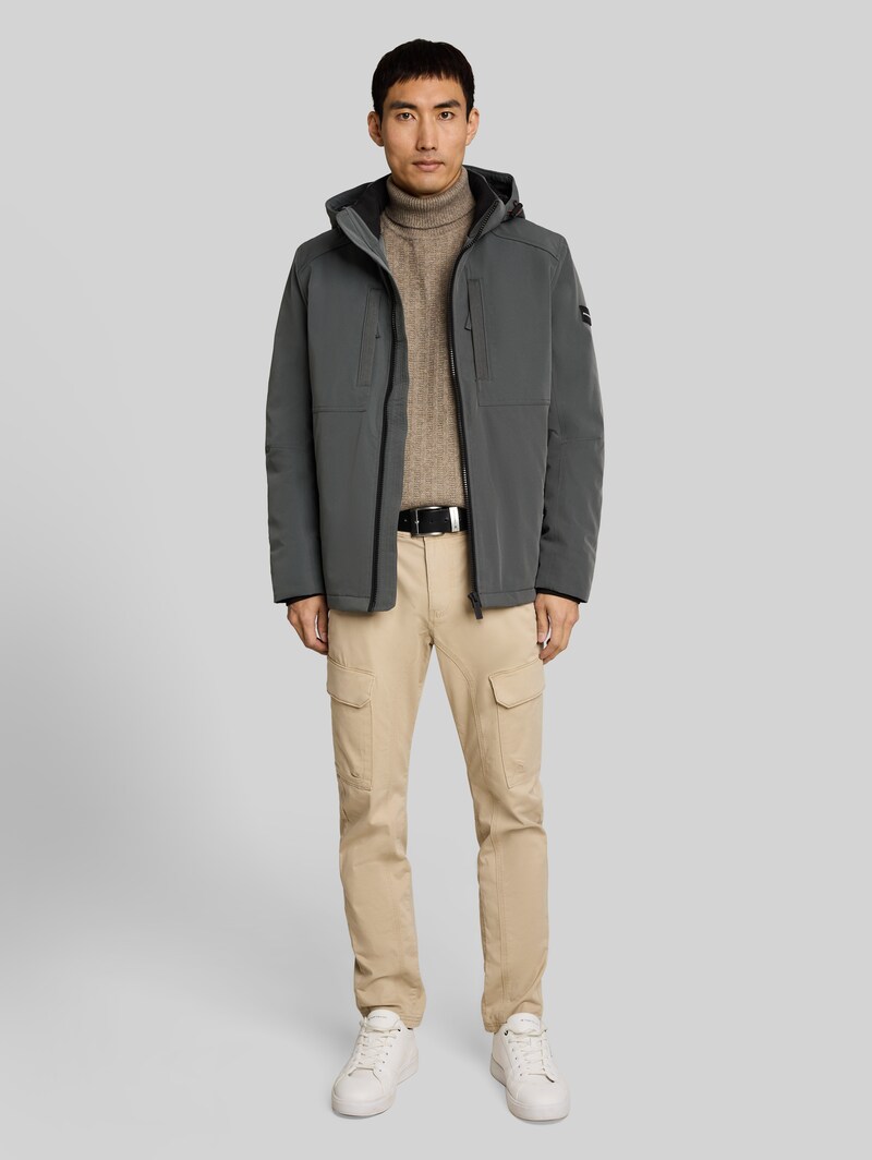 Tom Tailor Funktionsjacke mit abnehmbarer Kapuze - Darkest Olive