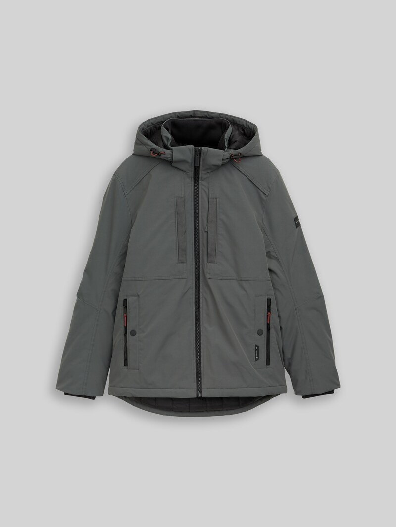 Tom Tailor Funktionsjacke mit abnehmbarer Kapuze - Darkest Olive