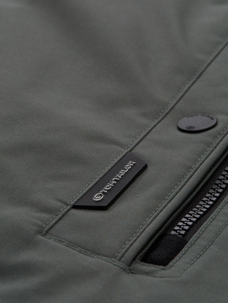 Tom Tailor Funktionsjacke mit abnehmbarer Kapuze - Darkest Olive