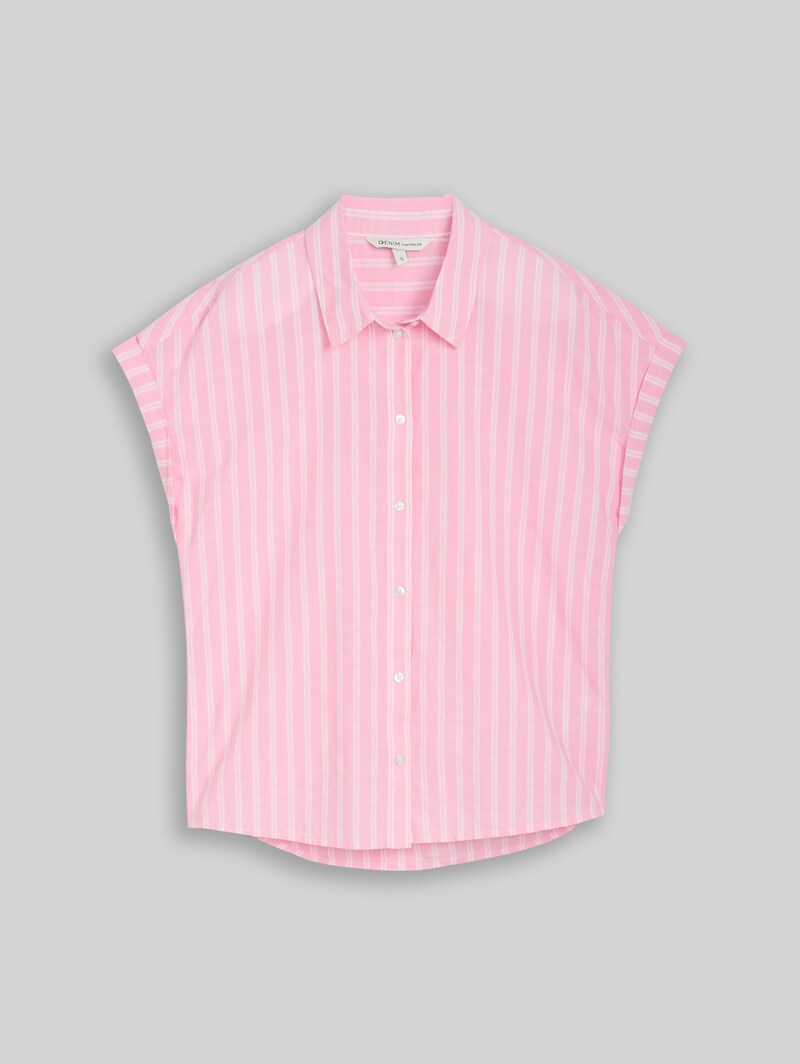 Tom Tailor Bluse mit Streifenmuster - Blush Pink Stripe